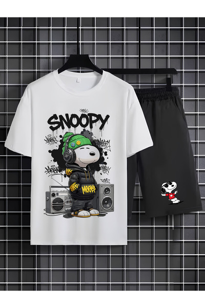 MAGORS SNOOPY ŠTAMPANA 100% PAMUK DEČJA MAJICA-SA KRUGLIM OGRLOM I KRATKE HLA...
