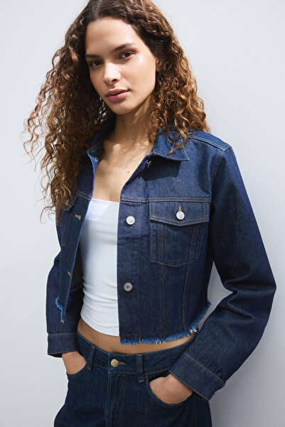H&M Kısa Kot Ceket