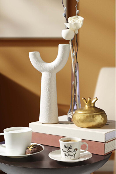 Paşabahçe Life Is the Best Gift Espresso Cup - 1 Piece