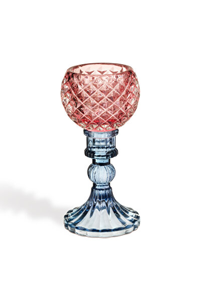 Nanjing Glass Candlestick 8x8x16.5 Cm Color
