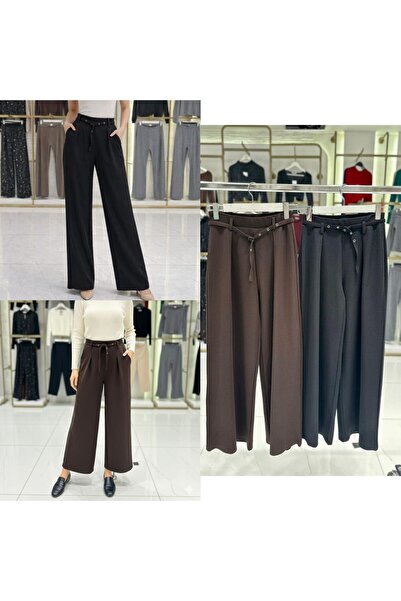 KEMERLİ KREP PANTALON
