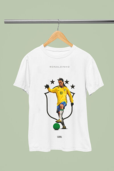 MAGORS RONALDINHO ПЕЧАТЕНА ПАМУЧНА ТЕНИСКА С КЪСИ РЪКАВИ И РЕГУЛЯРНА КРОЙКА