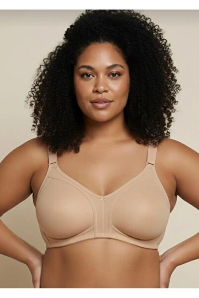 NARIYA Γυναικείο σουτιέν μεγάλου μεγέθους χωρίς σφουγγάρια, χωρίς μπανέλες, α...