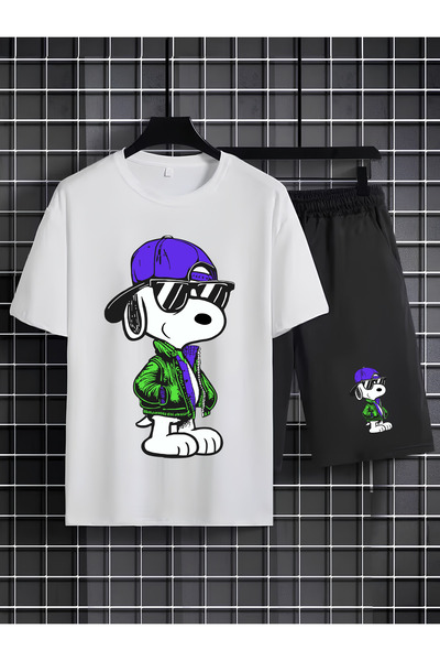 MAGORS SNOOPY ŠTAMPANA 100% PAMUK DEČJA MAJICA-SA KRUGLIM OGRLOM I KRATKE HLA...