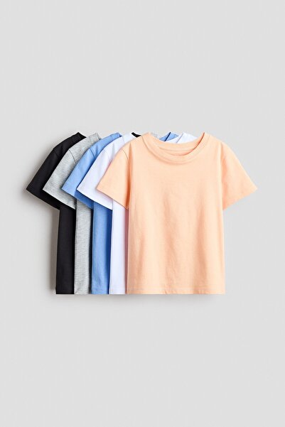 H&M 5'li Pamuklu Tişört