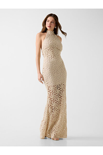 Guess Marciano openwork textured dress