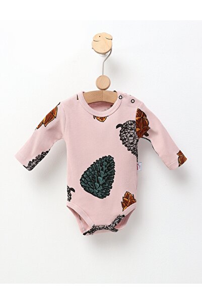 MiniKids Μποντι Μεγάλου Μεγέθους με Φράνζε, ροζ