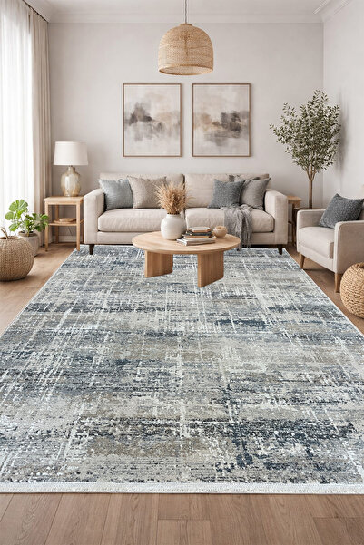 ünalcarpet 4 Metrekare -6 Metrekare Kalın Modern Dokuma Salon Oturma Odası Mu...