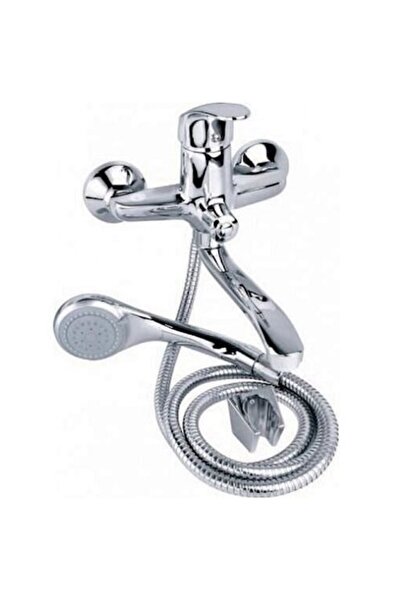 Movidic Επιτοίχια Μπαταρία Μπανιέρας με Μακρύ Στόμιο και Κεραμικό Μηχανισμό 40mm