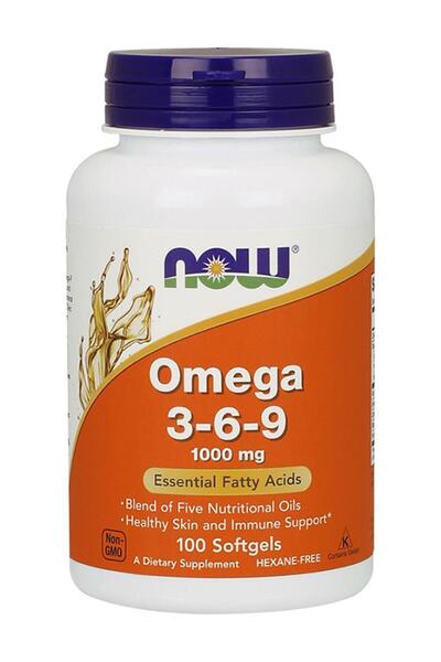 Now Foods Omega 3-6-9 1000 Mg 100 Softgels