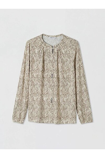 LC Waikiki Μπλούζα με σχέδιο σε λαιμόκοψη ποδηλάτου (S6)