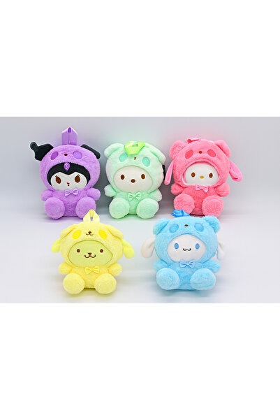 VETOPAZAR Peluş Kawaii Kuromi My Melody ve Cinnamoroll Sırt Çantası
