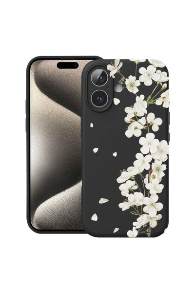 bestcase Husă Ultra Subțire pentru Apple iPhone 17, Florală - Floare de cireș...