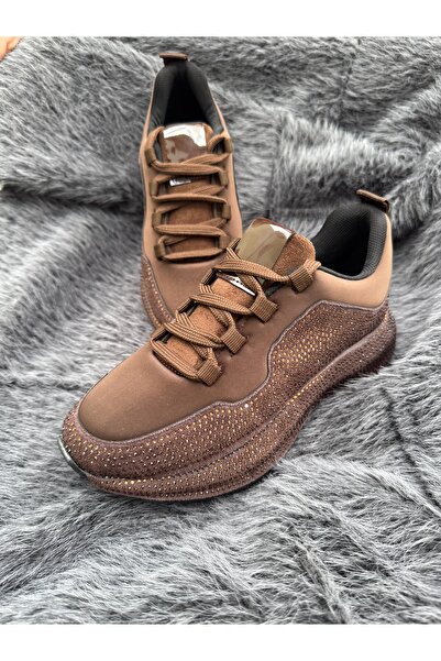 Trendline Γυναικεία άνετα καθημερινά αθλητικά παπούτσια snekaer με πέτρες, χο...