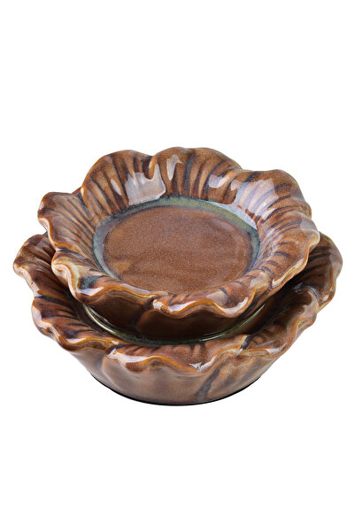 MONDEX Sfeșnic floral YARINE 15x15x7cm