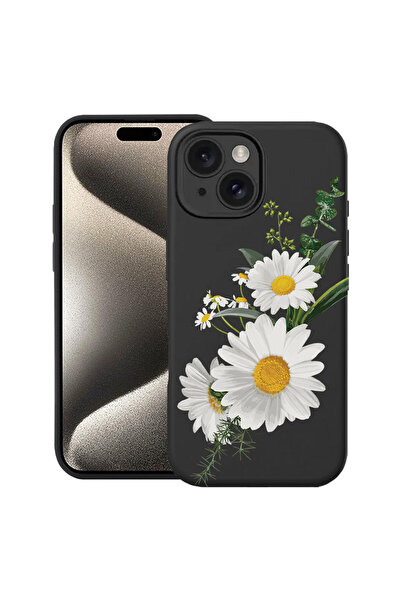 bestcase Υπέρλεπτη Θήκη για Apple iPhone 13, Φλοράλ - Μινιμαλιστική Μαργαρίτα...