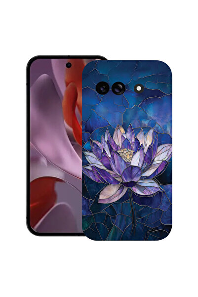 bestcase Υπέρλεπτη Θήκη για Google Pixel 10a, Φλοράλ - Λωτός από Βιτρό, 31283...