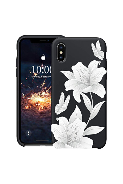 bestcase Υπέρλεπτη Θήκη για Apple iPhone XR, Φλοράλ - Κομψός Λευκός Λωτός, 20...