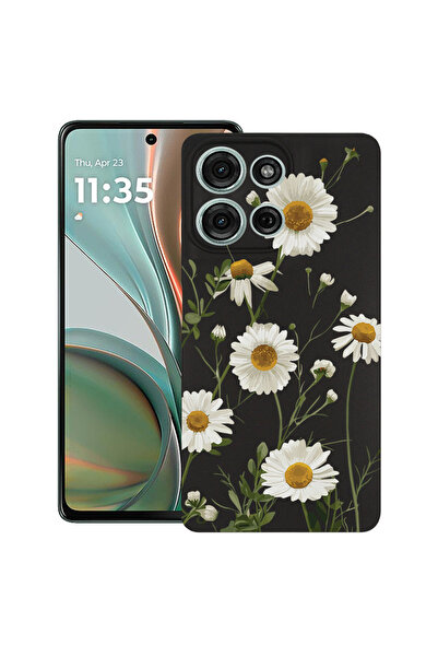 bestcase Υπέρλεπτη Θήκη για Motorola Edge 50 Pro, Φλοράλ - Μαργαρίτα, 1803093...