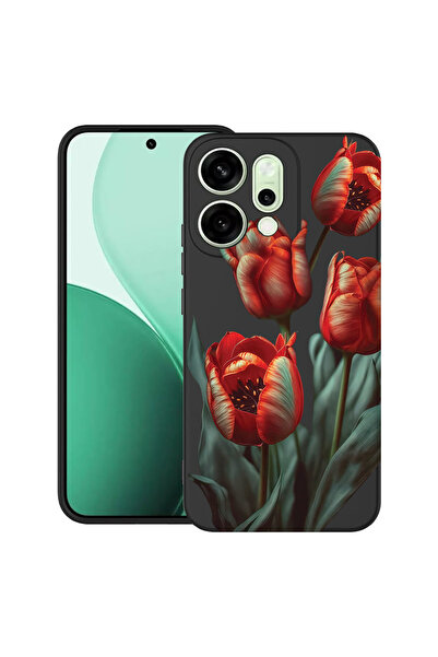 bestcase Υπέρλεπτη Θήκη για OPPO Reno14, Φλοράλ - Κόκκινη Τουλίπα, 2082899 B ...