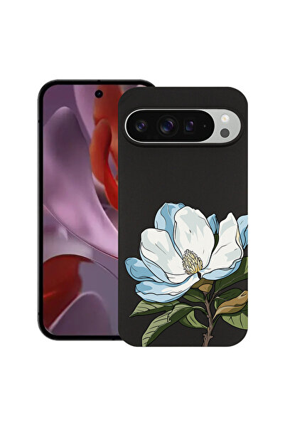bestcase Υπέρλεπτη Θήκη για Google Pixel 10 / 10 Pro, Φλοράλ - Μπλε Μανόλια, ...