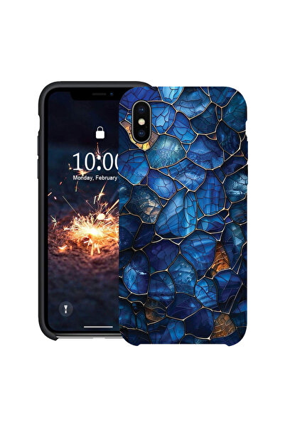 bestcase Υπέρλεπτη Θήκη για Apple iPhone XS / X, Φλοράλ - Βιτρό Ορτανσία, 207...