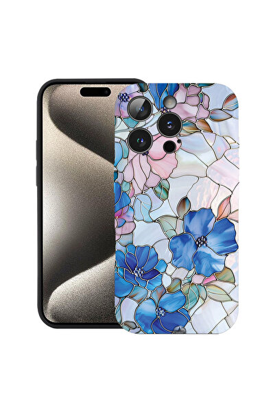 bestcase Υπέρλεπτη Θήκη για Apple iPhone 14 Pro, Φλοράλ - Βιτρό Ορτανσία, 191...