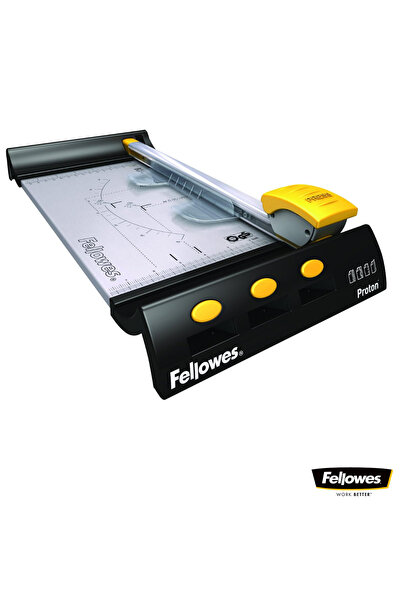 Fellowes Ghilotină cu disc rotativ, Proton A4, pentru birouri mici și uz casn...