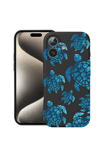 bestcase Husă Ultra Subțire pentru Apple iPhone 16, Broaște Țestoase de Vară,...