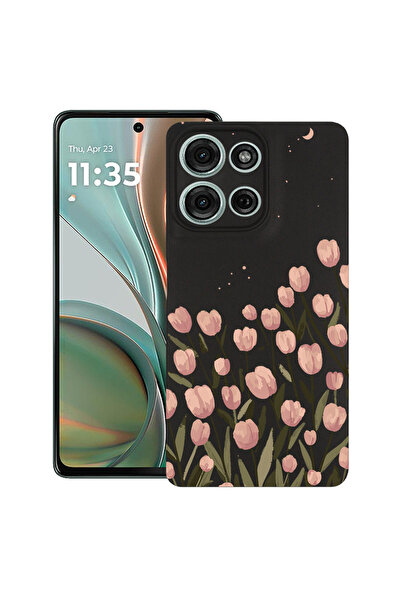 bestcase Υπέρλεπτη Θήκη για Motorola Edge 50 Neo, Φλοράλ - Παστέλ Τουλίπα, 19...