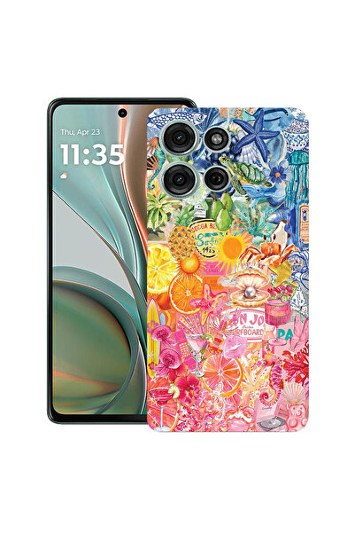 bestcase Υπέρλεπτη Θήκη για Motorola Edge 50 Neo, Τροπικό, 1908269 B 2037