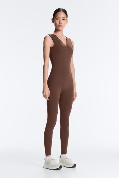 Oysho Comfortlux pilili uzun tulum