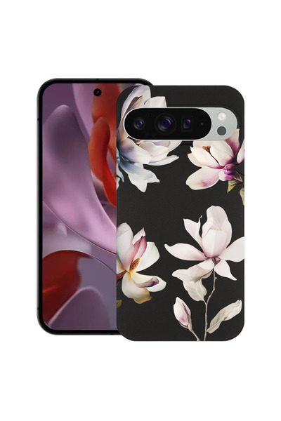 bestcase Υπέρλεπτη Θήκη για Google Pixel 9 / 9 Pro, Ανθικό Σχέδιο Μανόλιας, 1...