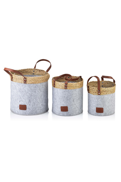 MONDEX SET AMPARO DE 3 COȘURI 28x28x28/24x24x24/20x20x20 cm