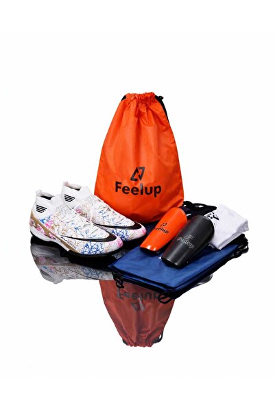 football Laliga Pro Astroturf Field Shoe Set, 1 Bag, 1 Socks, 1 Shin Guard