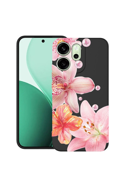 bestcase Υπέρλεπτη Θήκη για OPPO Reno14 F / FS, Φλοράλ - Αισθητική Κομψή Ορχι...