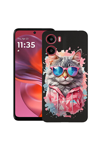 bestcase Υπέρλεπτη Θήκη για Motorola Moto G06, Γάτα Shopping Queen, 2082906 B...