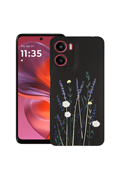 bestcase Υπέρλεπτη Θήκη για Motorola Moto G05 / Moto E15, Φλοράλ - Μινιμαλιστ...