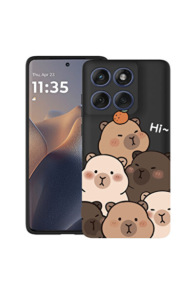 bestcase Husă ultra subțire pentru Motorola Edge 60 Pro, cu desen animat drăg...