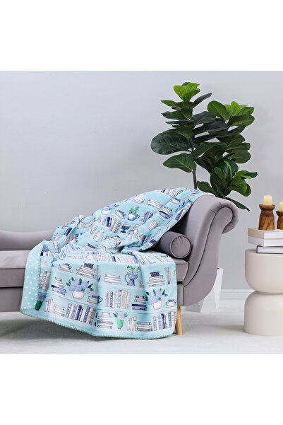 Bee Home وجهين | شال فرو مفرد