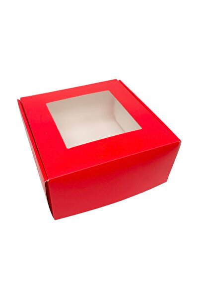 AFO Set of 10 Folding Boxes with Large Red Window