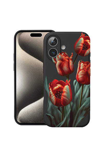 bestcase Υπέρλεπτη Θήκη για Apple iPhone 17, Φλοράλ - Κόκκινη Τουλίπα, 205200...