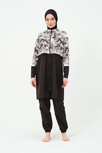 MEBA Γυναικείο μαγιό με φλοράλ σχέδια, γρήγορο στέγνωμα, υδατοαπωθητικό ύφασμ...