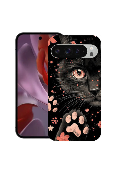 bestcase Υπέρλεπτη Θήκη για Google Pixel 9 / 9 Pro, Μαύρη Γάτα, 1805822 B 2014