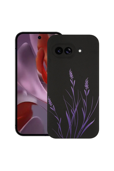 bestcase Υπέρλεπτη Θήκη για Google Pixel 10a, Φλοράλ - Μινιμαλιστικό Λεβάντερ...