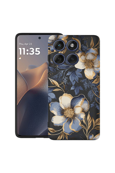 bestcase Husă Ultra Subțire pentru Motorola Moto G86 Power, Florală - Husă cu...