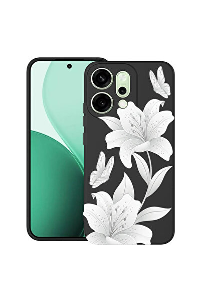 bestcase Υπέρλεπτη Θήκη για OPPO Reno14, Φλοράλ - Κομψός Λευκός Λωτός, 208289...