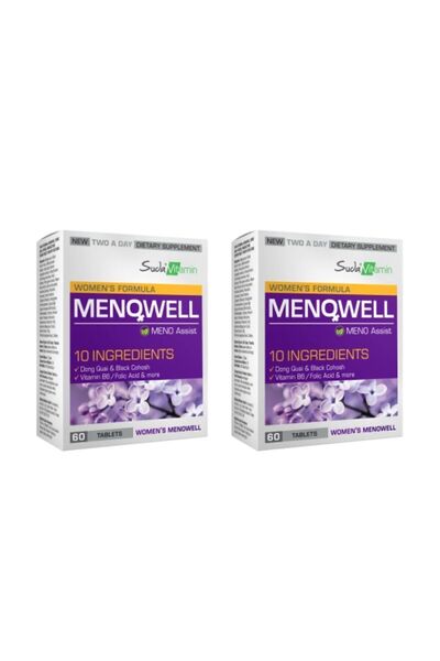 Suda Vitamin Menowell - Menopoz Döneminde Kadın Sağlığı İçin Destek 60 Tablet...