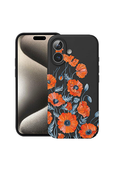 bestcase Ултра тънък калъф за Apple iPhone 17, Флорален - Минималистичен мак,...