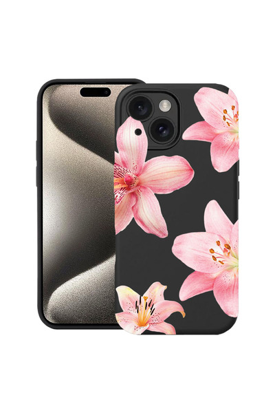 bestcase Υπέρλεπτη Θήκη για Apple iPhone 14, Φλοράλ - Κομψός Ροζ Λωτός, 20780...